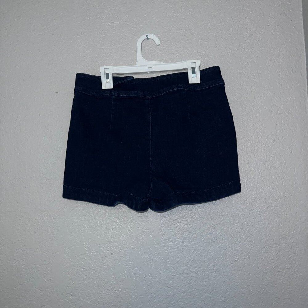 Express Denim Button Down Jean Shorts - Picture 3 of 5